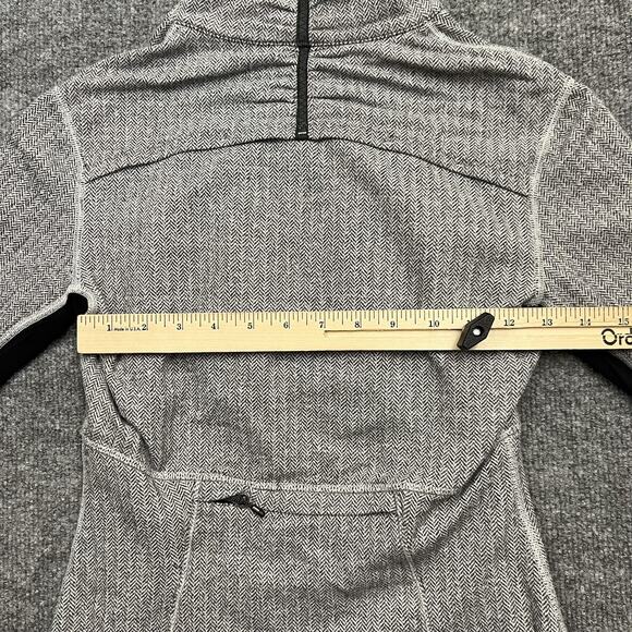Lululemon Pullover Womens 6 Swiftly Tech Half Zip Run Jacket Hoodie Herringbone - Picture 8 of 11